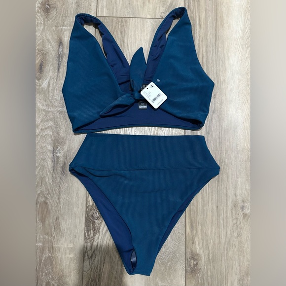 🆕 2pc Free People X Beach Riot Dallas Ribbed Top w/ Solid Highway Bottom - Picture 1 of 5